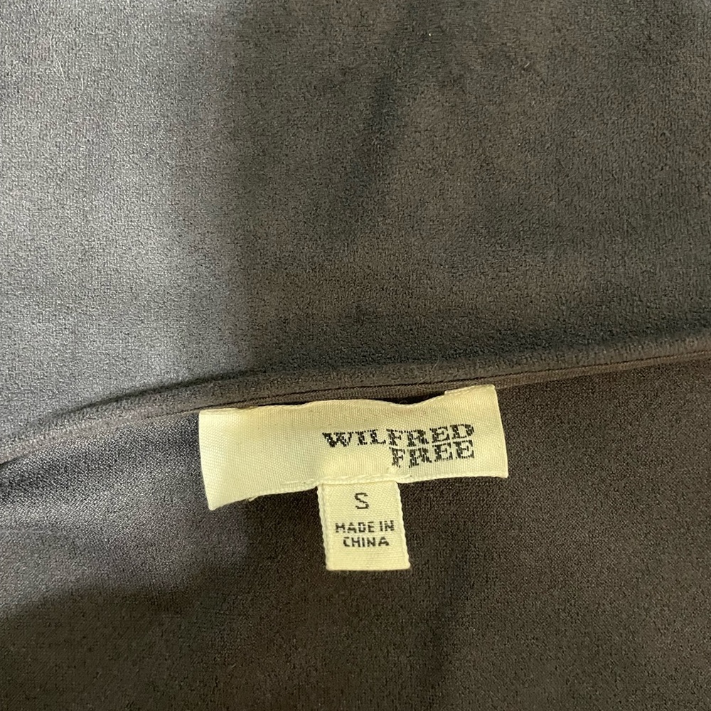 Aritzia Wilfred free Vivienne suede dress size small - Picture 4 of 4